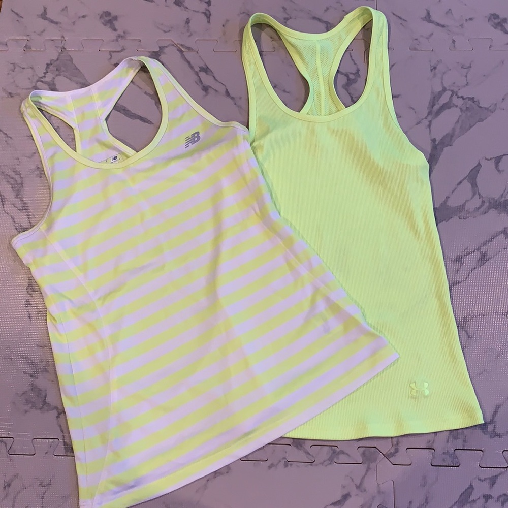 Neon yellow tank top bundle